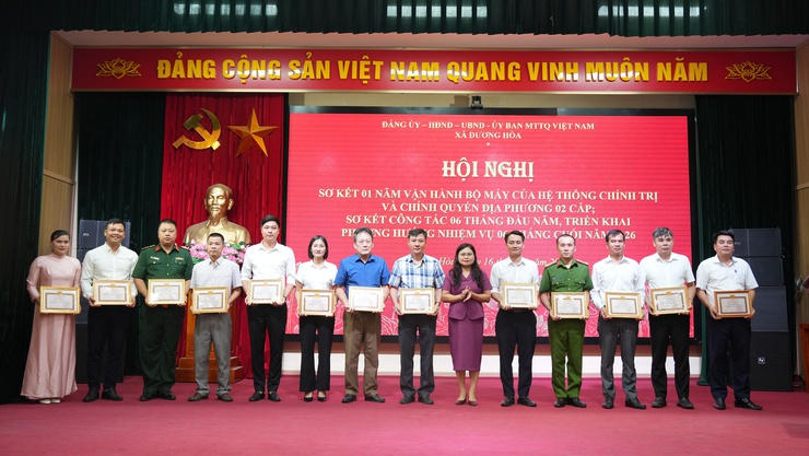 Xã Dương Hoà sơ kết 01 năm vận hành mô hình chính quyền địa phương hai cấp- Ảnh 8.