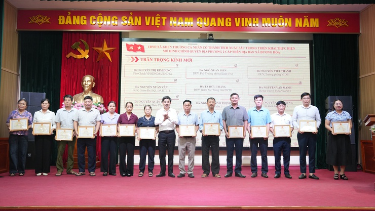 Xã Dương Hoà sơ kết 01 năm vận hành mô hình chính quyền địa phương hai cấp- Ảnh 10.