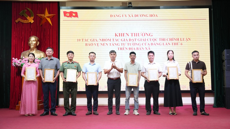Xã Dương Hoà sơ kết 01 năm vận hành mô hình chính quyền địa phương hai cấp- Ảnh 12.