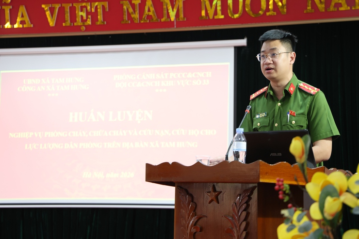 Xã Tam Hưng: Phát huy vai trò lực lượng dân phòng trong công tác phòng cháy, chữa cháy ở cơ sở- Ảnh 3.