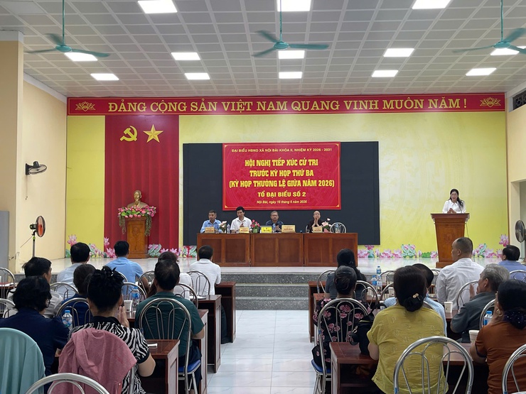 HỘI NGHỊ TIẾP XÚC CỬ TRI XÃ NỘI BÀI TRƯỚC KỲ HỌP THỨ 3 HĐND XÃ- Ảnh 34.