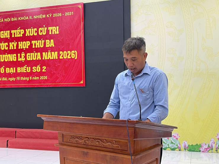 HỘI NGHỊ TIẾP XÚC CỬ TRI XÃ NỘI BÀI TRƯỚC KỲ HỌP THỨ 3 HĐND XÃ- Ảnh 31.