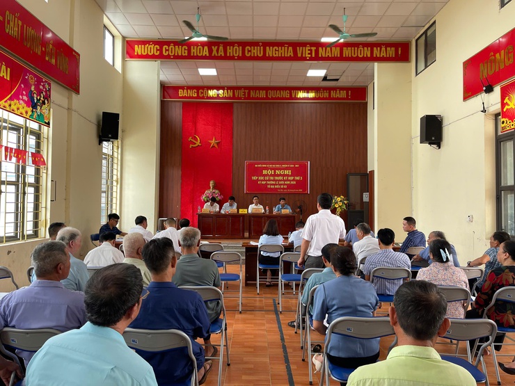 HỘI NGHỊ TIẾP XÚC CỬ TRI XÃ NỘI BÀI TRƯỚC KỲ HỌP THỨ 3 HĐND XÃ- Ảnh 21.