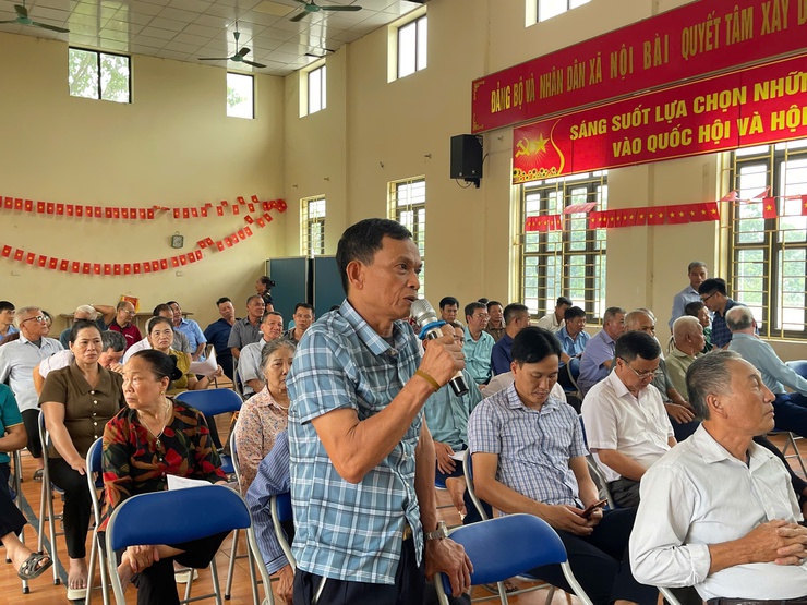 HỘI NGHỊ TIẾP XÚC CỬ TRI XÃ NỘI BÀI TRƯỚC KỲ HỌP THỨ 3 HĐND XÃ- Ảnh 25.