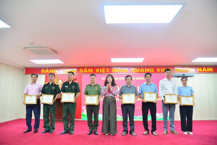 Phường Dương Nội tổng kết công tác thi hành 3 luật về quốc phòng an ninh- Ảnh 2.