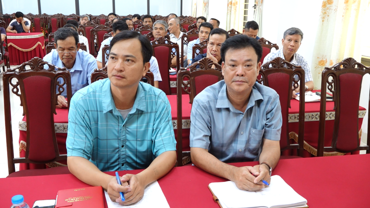 Ủy ban MTTQ Việt Nam xã Vật Lại đã tổ chức hội nghị triển khai kế hoạch tuyên truyền công tác sắp xếp thôn trên địa bàn xã- Ảnh 3.
