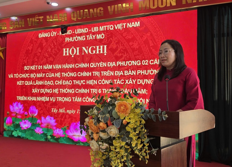 Đảng ủy phường Tây Mỗ: Đổi mới phương thức lãnh đạo, tối ưu hóa bộ máy chính quyền địa phương hai cấp- Ảnh 3.