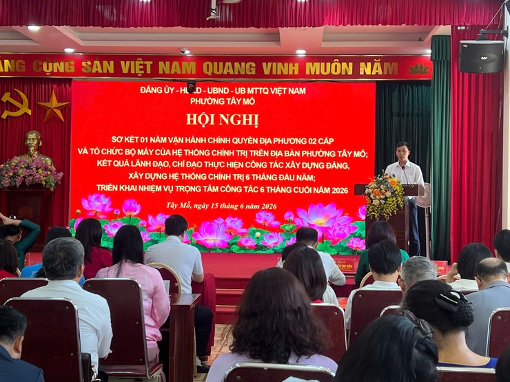 Đảng ủy phường Tây Mỗ: Đổi mới phương thức lãnh đạo, tối ưu hóa bộ máy chính quyền địa phương hai cấp- Ảnh 5.