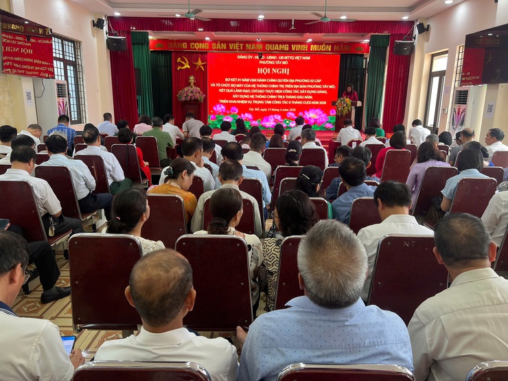 Đảng ủy phường Tây Mỗ: Đổi mới phương thức lãnh đạo, tối ưu hóa bộ máy chính quyền địa phương hai cấp- Ảnh 2.