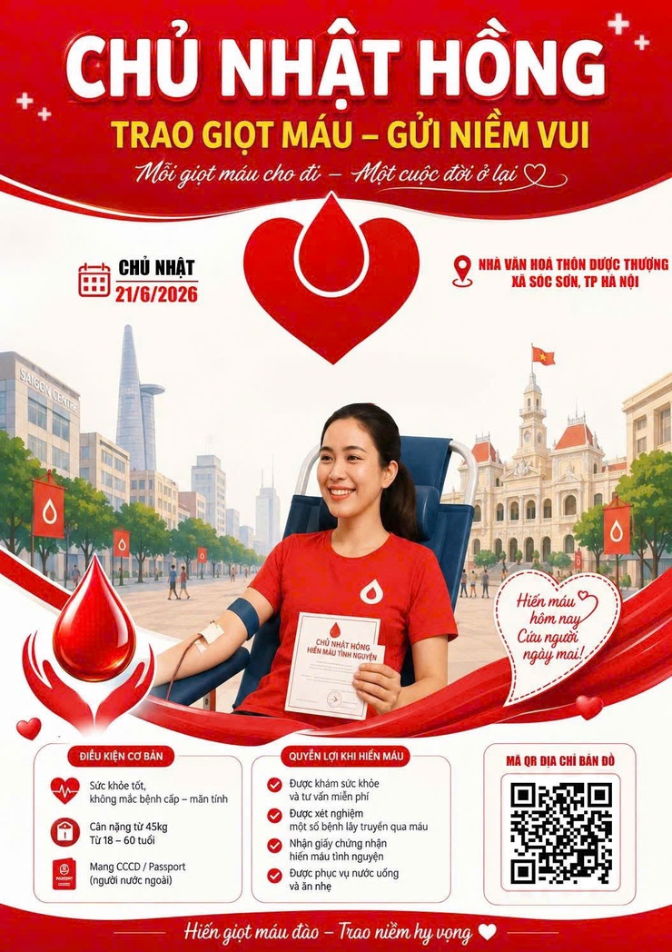 XÃ SÓC SƠN PHÁT ĐỘNG HƯỞNG ỨNG NGÀY HỘI HIẾN MÁU TÌNH NGUYỆN NĂM 2026- Ảnh 1.