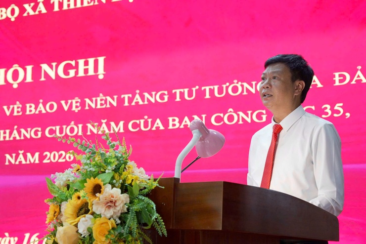 Xã Thiên Lộc tổng kết Cuộc thi Chính luận bảo vệ nền tảng tư tưởng của Đảng và triển khai nhiệm vụ 6 tháng cuối năm 2026 của Ban công tác 35- Ảnh 18.