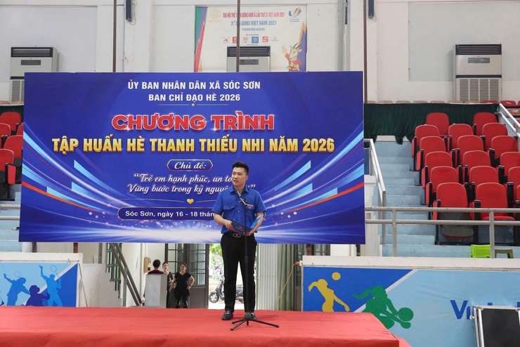 SÓC SƠN KHAI MẠC CHƯƠNG TRÌNH TẬP HUẤN HÈ THANH THIẾU NHI NĂM 2026- Ảnh 2.