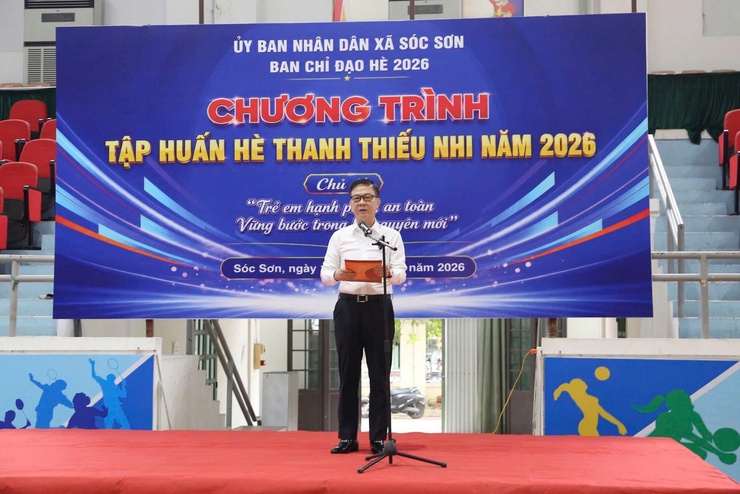 SÓC SƠN KHAI MẠC CHƯƠNG TRÌNH TẬP HUẤN HÈ THANH THIẾU NHI NĂM 2026- Ảnh 5.