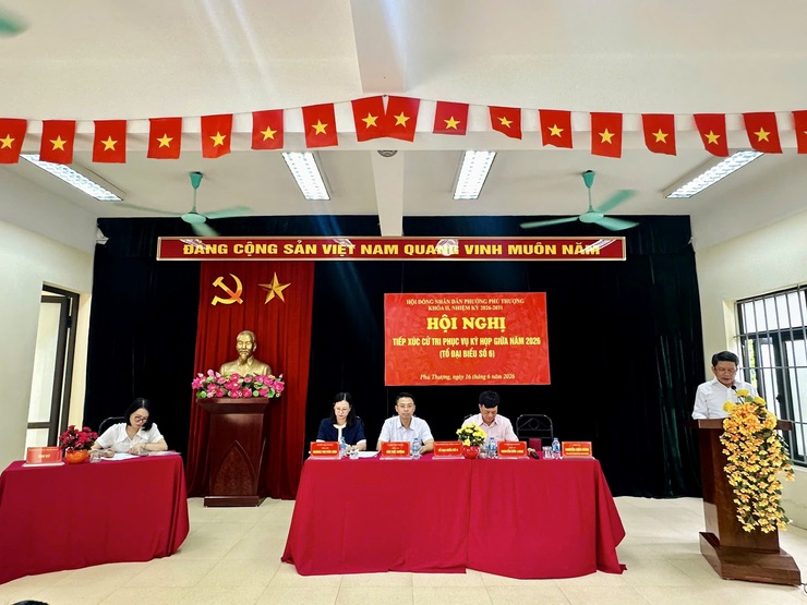 Phú Thượng tổ chức 6 hội nghị tiếp xúc cử tri trước kỳ họp thường lệ giữa năm 2026 HĐND phường khóa II- Ảnh 10.