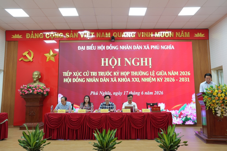 Tổ đại biểu số 02 Hội đồng nhân dân xã Phú Nghĩa khóa XXI tiếp xúc cử tri trước kỳ họp thường lệ giữa năm 2026- Ảnh 2.