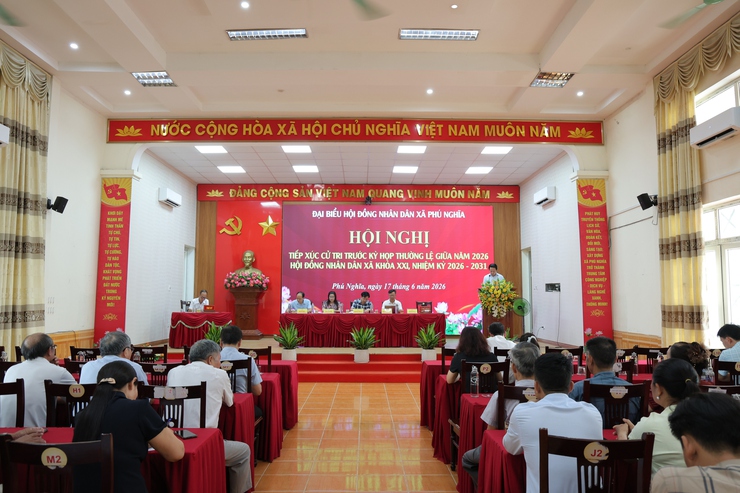 Tổ đại biểu số 02 Hội đồng nhân dân xã Phú Nghĩa khóa XXI tiếp xúc cử tri trước kỳ họp thường lệ giữa năm 2026- Ảnh 1.