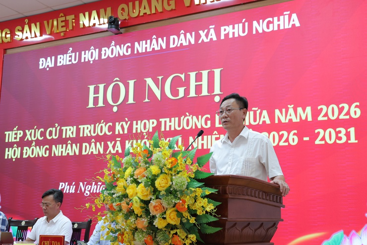 Tổ đại biểu số 02 Hội đồng nhân dân xã Phú Nghĩa khóa XXI tiếp xúc cử tri trước kỳ họp thường lệ giữa năm 2026- Ảnh 3.