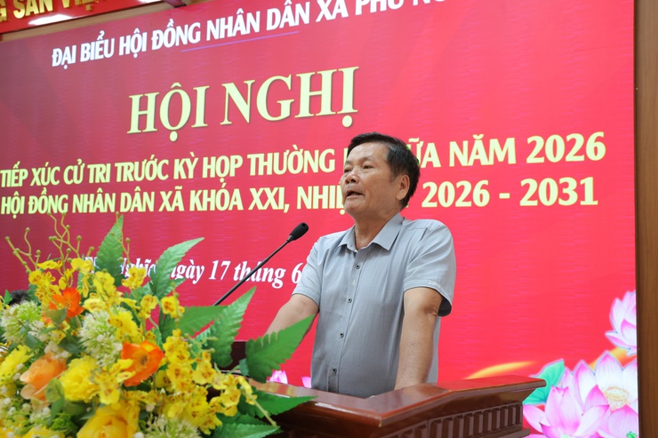 Tổ đại biểu số 02 Hội đồng nhân dân xã Phú Nghĩa khóa XXI tiếp xúc cử tri trước kỳ họp thường lệ giữa năm 2026- Ảnh 6.