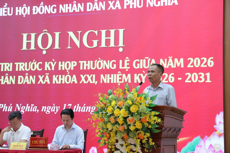 Tổ đại biểu số 02 Hội đồng nhân dân xã Phú Nghĩa khóa XXI tiếp xúc cử tri trước kỳ họp thường lệ giữa năm 2026- Ảnh 5.