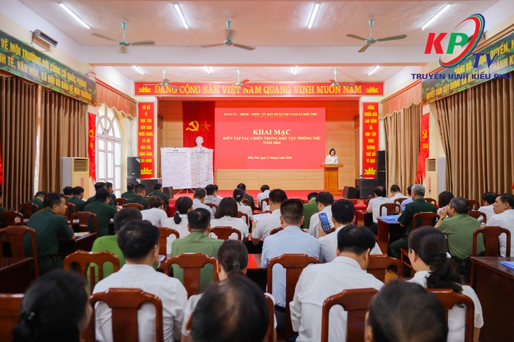 Xã Kiều Phú tổ chức khai mạc diễn tập tác chiến trong khu vực phòng thủ năm 2026- Ảnh 1.