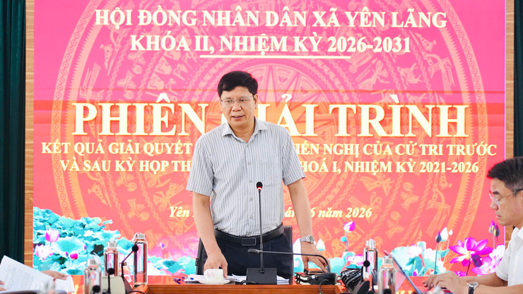 PHIÊN GIẢI TRÌNH VỀ KẾT QUẢ GIẢI QUYẾT CÁC Ý KIẾN, KIẾN NGHỊ CỦA CỬ TRI TRƯỚC VÀ SAU KỲ HỌP THỨ 2 HĐND XÃ KHÓA I- Ảnh 2.