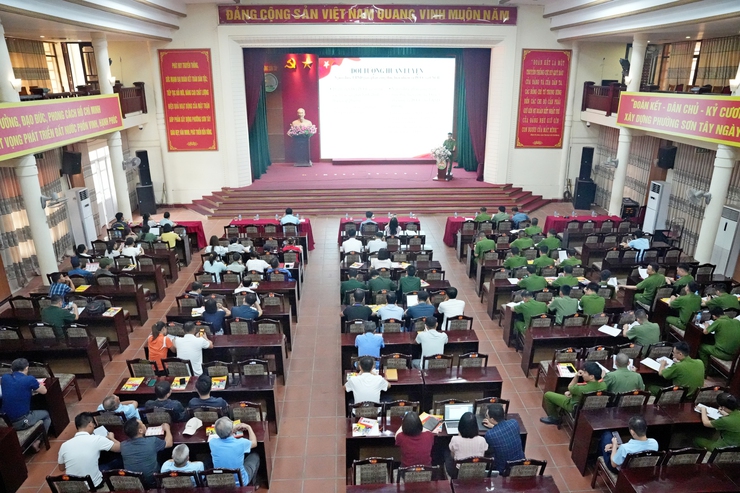 SƠN TÂY TẬP HUẤN NGHIỆP VỤ PCCC&CNCH, NÂNG CAO NĂNG LỰC ỨNG PHÓ SỰ CỐ TẠI CƠ SỞ- Ảnh 7.