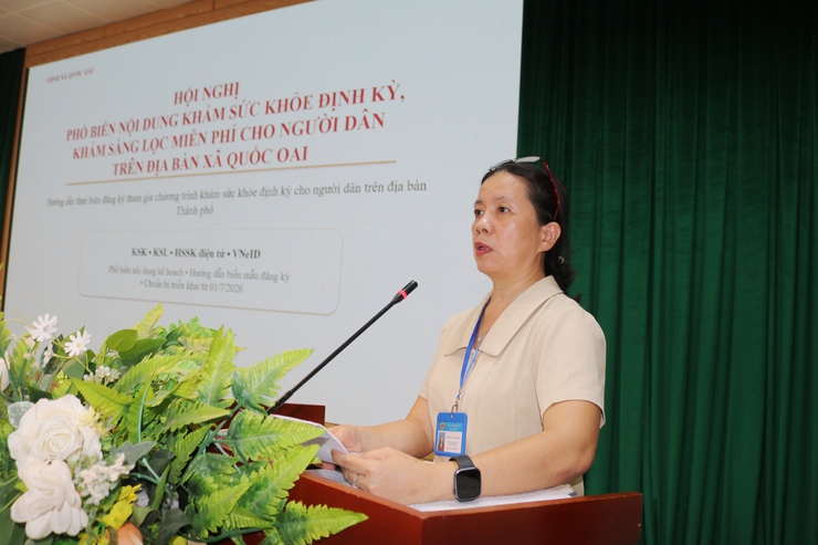 Quốc Oai triển khai kế hoạch khám sức khỏe định kỳ, khám sàng lọc miễn phí cho người dân năm 2026- Ảnh 3.