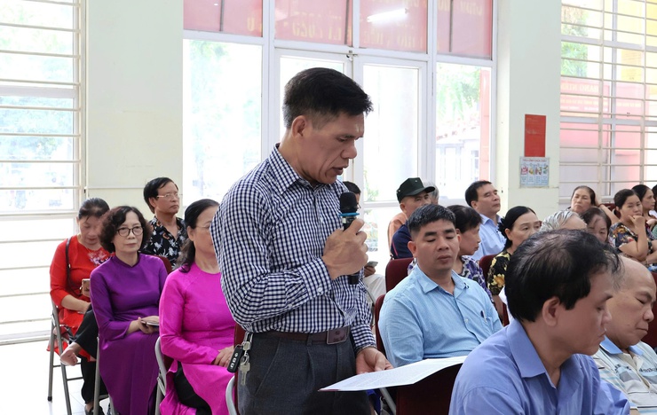 Thanh Xuân - Hội nghị tiếp xúc cử tri trước kỳ họp thứ 3 HĐND phường khóa II, nhiệm kỳ 2026-2031- Ảnh 7.