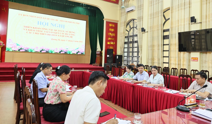 Xã Quảng Bị tổ chức hội nghị triển khai các giải pháp nâng cao hiệu quả quản lý và khai thác chợ trên địa bàn- Ảnh 6.