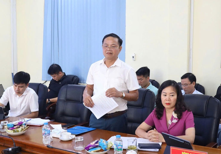 Hòa Lạc tổ chức Hội nghị rà soát ranh giới hành chính và trao đổi kinh nghiệm công tác giải phóng mặt bằng với xã Phú Cát.- Ảnh 4.