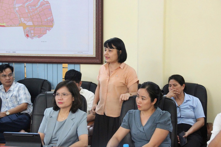 Hòa Lạc tổ chức Hội nghị rà soát ranh giới hành chính và trao đổi kinh nghiệm công tác giải phóng mặt bằng với xã Phú Cát.- Ảnh 5.