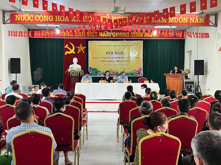 ĐẠI BIỂU HĐND XÃ QUANG MINH TIẾP XÚC CỬ TRI TRƯỚC KỲ HỌP THƯỜNG LỆ GIỮA NĂM 2026- Ảnh 4.