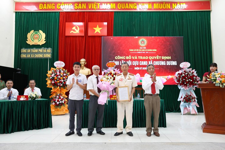 Đại hội thành lập Hội Cựu Công an nhân dân xã Chương Dương nhiệm kỳ 2026 – 2031- Ảnh 2.