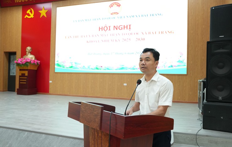 Uỷ ban MTTQ Việt Nam xã Bát Tràng tổ chức hội nghị lần thứ Ba đánh giá kết quả hoạt động 6 tháng đầu năm 2026- Ảnh 4.