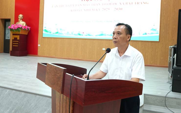 Uỷ ban MTTQ Việt Nam xã Bát Tràng tổ chức hội nghị lần thứ Ba đánh giá kết quả hoạt động 6 tháng đầu năm 2026- Ảnh 2.