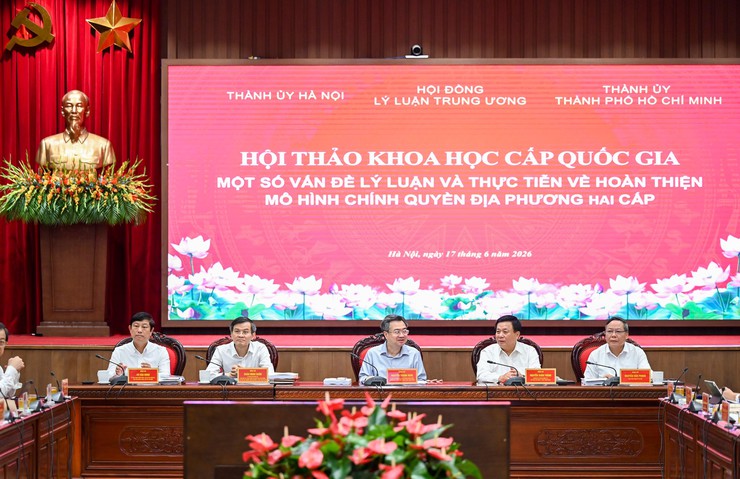 Dương Nội tham dự trực tuyến Hội thảo khoa học cấp quốc gia về mô hình chính quyền địa phương hai cấp- Ảnh 1.
