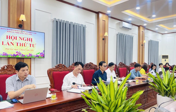 Hội nghị lần thứ Tư Ban Chấp hành Đảng bộ xã Phúc Lộc khoá I, nhiệm kỳ 2025-2030 thảo luận nhiều nội dung quan trọng phục vụ phát triển địa phương- Ảnh 1.