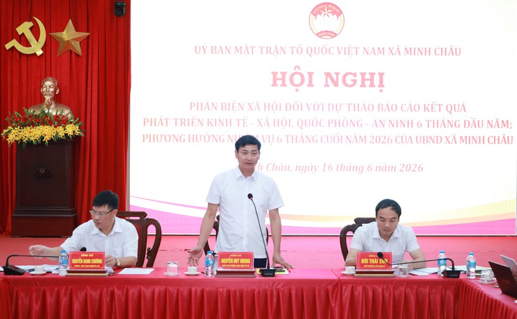 Nhiều ý kiến tâm huyết góp phần hoàn thiện định hướng phát triển kinh tế - xã hội xã Minh Châu.- Ảnh 2.