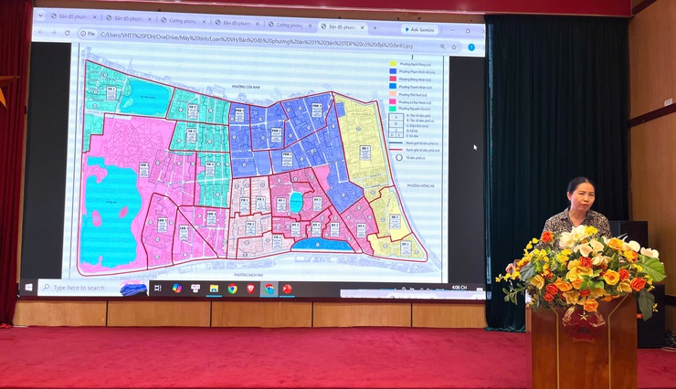 Hội nghị triển khai sắp xếp, tổ chức lại tổ dân phố trên địa bàn phường Hai Bà Trưng.- Ảnh 9.