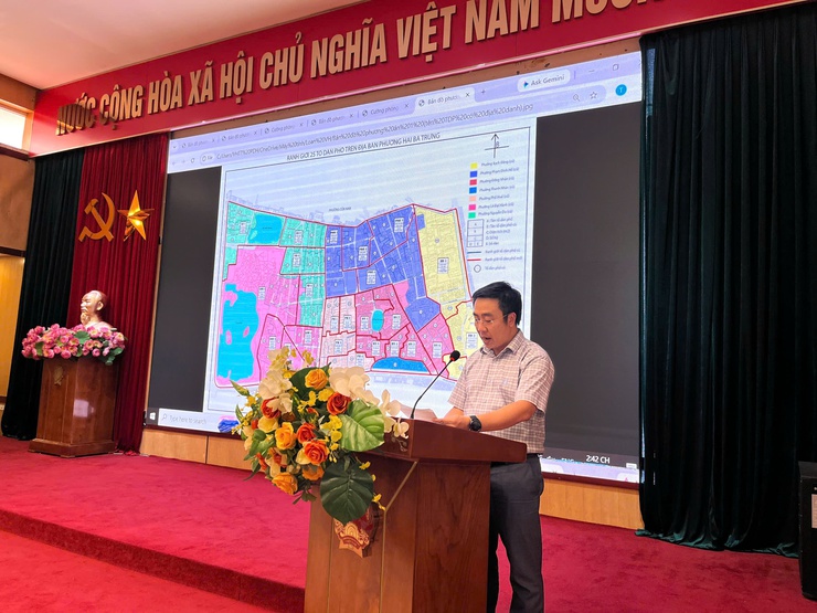 Hội nghị triển khai sắp xếp, tổ chức lại tổ dân phố trên địa bàn phường Hai Bà Trưng.- Ảnh 8.