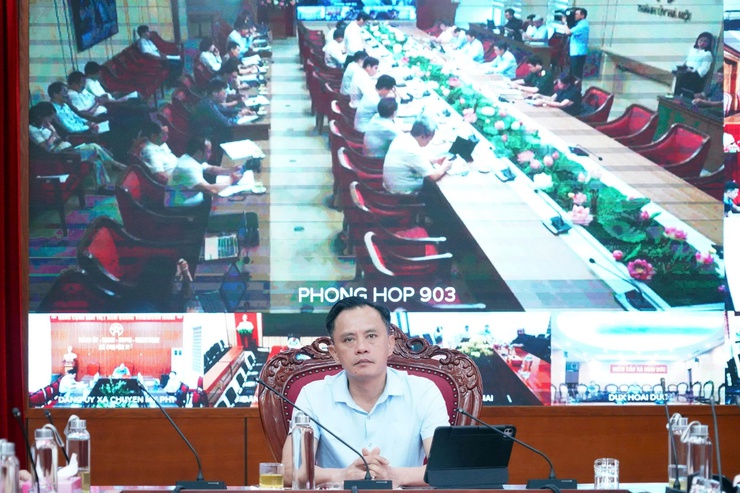 Chương Mỹ tham dự hội nghị giao ban công tác giải phóng mặt bằng các dự án trọng điểm của thành phố Hà Nội- Ảnh 1.