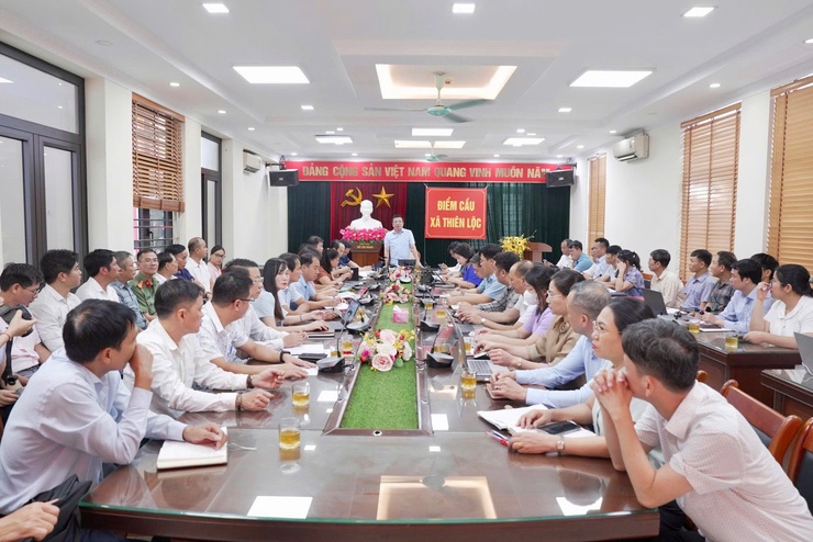 BCĐ bồi thường, hỗ trợ và tái định cư xã Thiên Lộc tổ chức hội nghị giao ban tháng 6/2026- Ảnh 1.