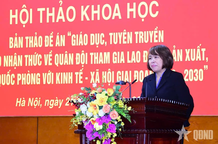 ĐẨY MẠNH TUYÊN TRUYỀN NÂNG CAO NHẬN THỨC VỀ QUÂN ĐỘI THAM GIA LAO ĐỘNG SẢN XUẤT, KẾT HỢP QUỐC PHÒNG VỚI KINH TẾ - XÃ HỘI- Ảnh 2.