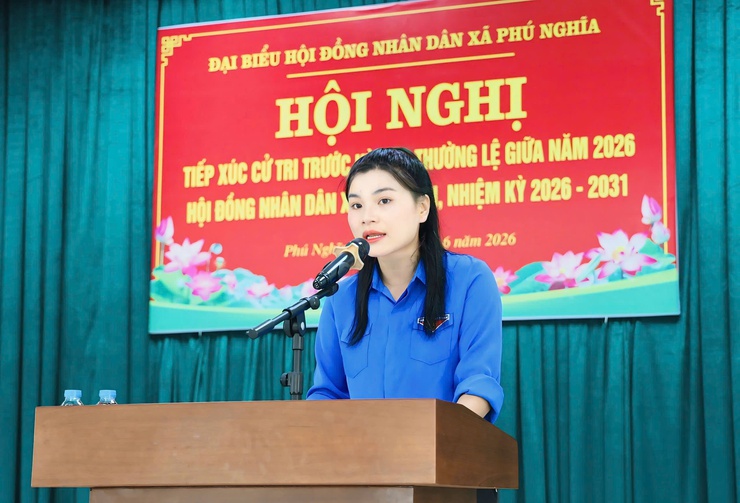 Tổ đại biểu số 01 HĐND xã Phú Nghĩa tiếp xúc cử tri cụm Phú Nghĩa trước kỳ họp thường lệ giữa năm 2026- Ảnh 4.