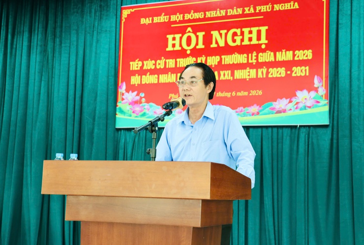 Tổ đại biểu số 01 HĐND xã Phú Nghĩa tiếp xúc cử tri cụm Phú Nghĩa trước kỳ họp thường lệ giữa năm 2026- Ảnh 9.