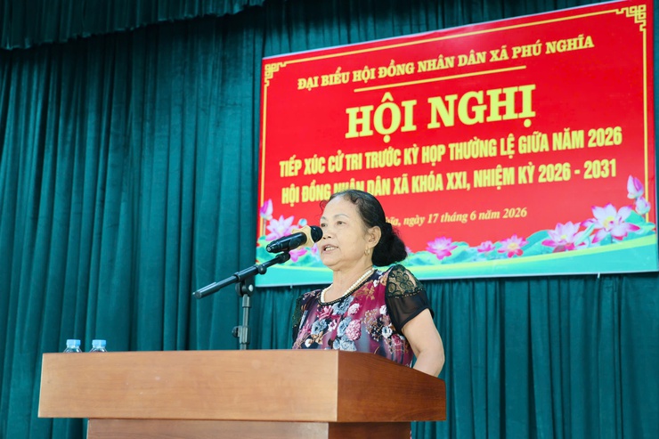 Tổ đại biểu số 01 HĐND xã Phú Nghĩa tiếp xúc cử tri cụm Phú Nghĩa trước kỳ họp thường lệ giữa năm 2026- Ảnh 10.