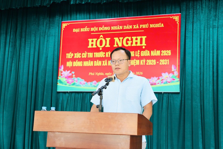 Tổ đại biểu số 01 HĐND xã Phú Nghĩa tiếp xúc cử tri cụm Phú Nghĩa trước kỳ họp thường lệ giữa năm 2026- Ảnh 12.