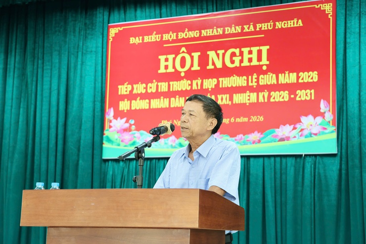Tổ đại biểu số 01 HĐND xã Phú Nghĩa tiếp xúc cử tri cụm Phú Nghĩa trước kỳ họp thường lệ giữa năm 2026- Ảnh 17.