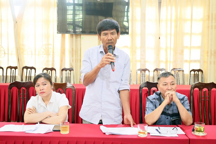 Hội nghị triển khai kế hoạch khảo sát thực trạng mộ liệt sĩ chưa xác định thông tin trong các nghĩa trang liệt sĩ trên địa bàn xã Quảng Bị- Ảnh 6.