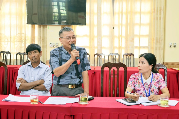 Hội nghị triển khai kế hoạch khảo sát thực trạng mộ liệt sĩ chưa xác định thông tin trong các nghĩa trang liệt sĩ trên địa bàn xã Quảng Bị- Ảnh 7.